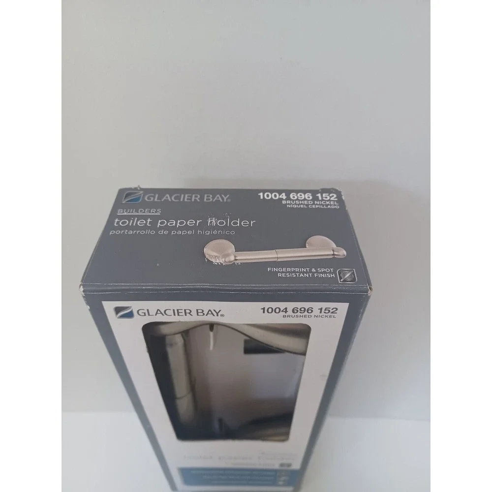 Glacier Bay Builders BTH-008-103 Spot Free Toilet Paper Holder Brushed Nickel‎
